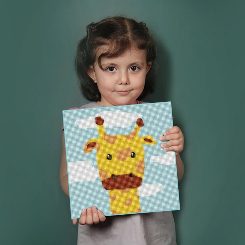 

ZOOYA 5D Frame Diamond Painting for Living Room Decoration Cartoon Animal Diamond Embroidery Full Drill Diamond Mosaic for Kids