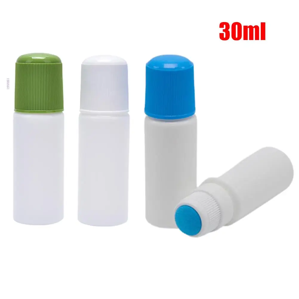 

30Ml Spons Tip Gum Fles Plastic Fles Voor Externe Vloeibare Toepassing 1Pcs