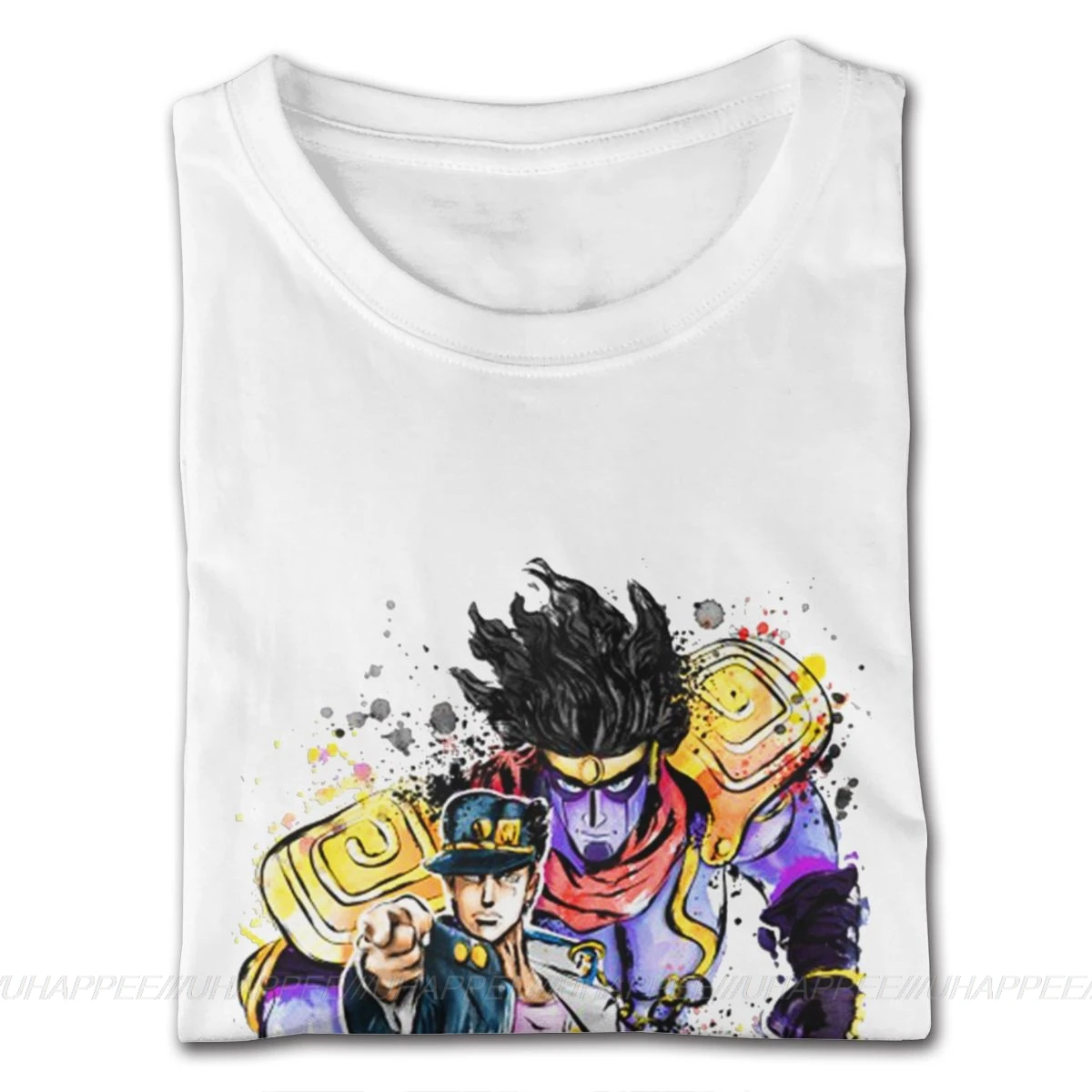 Jojo необычные футболки с рисунком приключений рубашки больших размеров для