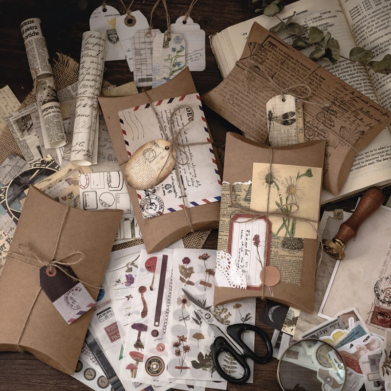 Билет гриб микс Материал Бумага мусор Журнал Планировщик ремесло Скрапбукинг