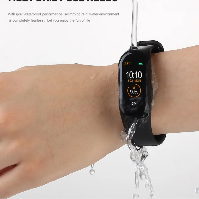 Мужские и женские спортивные умные часы M4 водонепроницаемые Смарт-часы с