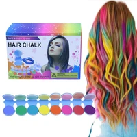 8 colors hair dye color chalks powder diy temporary pastels salon styling tool
