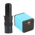 Микроскоп с автофокусом, HDMI камера 1080P 60FPS SONY IMX290, высокоскоростной датчик изображения 120X 180X, объектив с-образным креплением для ремонта печатных плат