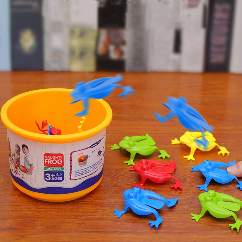 

Finger Action Training Toy Jumping Frog Bounce for Kids Novelty Stress Reliever Toys for Children Birthday Gift Party Favor