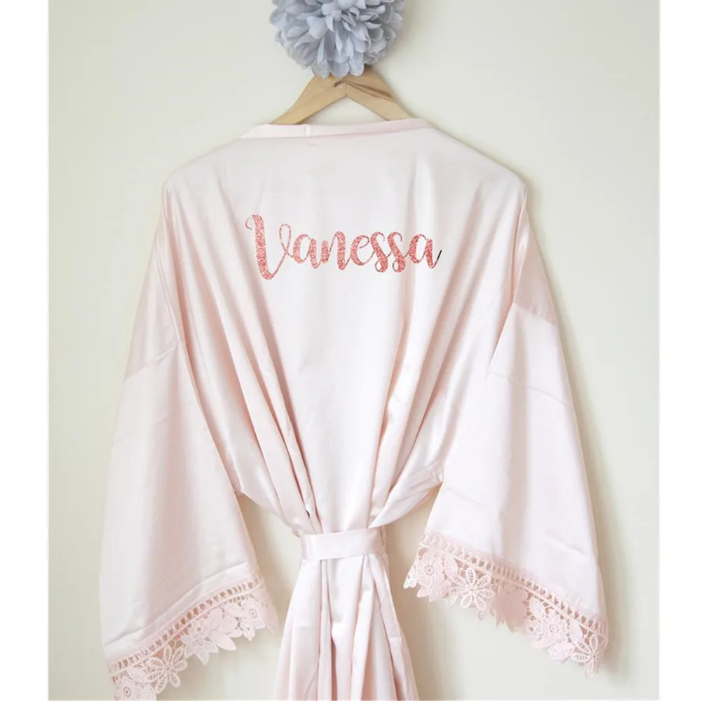 Свадебные вечерние Халаты бордового цвета кружевная ночная рубашка с