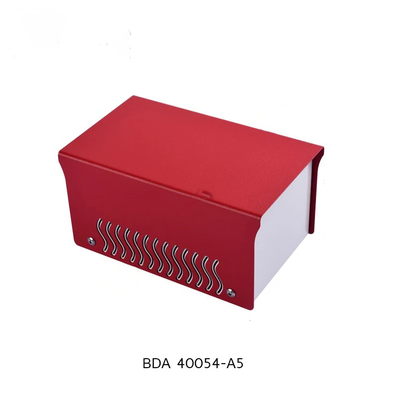 BDA40054-A5 Железная коробка для электронных проектов diy чехол для инструментов Заказная коробка для динамиков Железный настольный корпус распределительная коробка 180*120*100 мм - Цвет: BDA40054-A5
