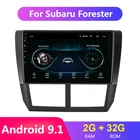 Автомобильное радио, мультимедийный видеоплеер, GPS-навигатор, 9 дюймов, 2 din, Android 9,1, для Subaru Forester 3 SH 2008-2012