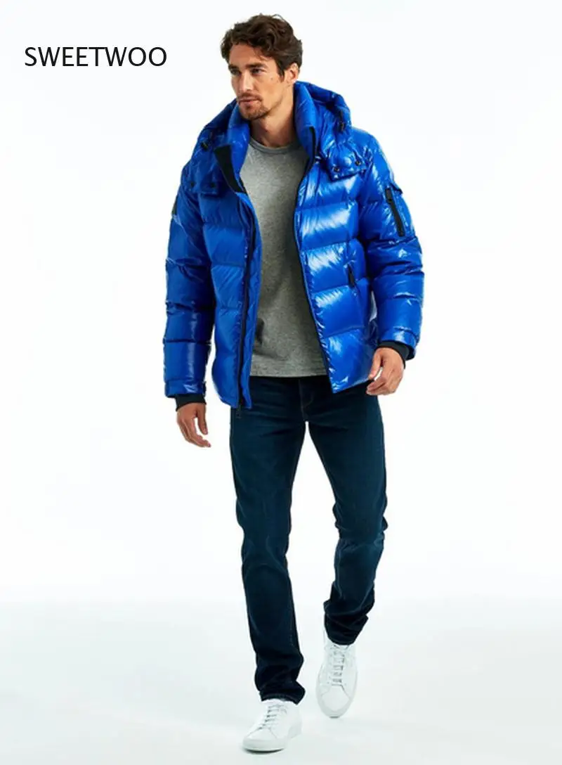 Autumn Fall Men Fashion Jackets Lightweight Bright Coat Big Sale Mens Clothing Solid Zipper Pocket Hooded Jacket Coats Outwear