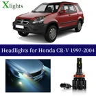 Автомобильная лампа для Honda CR-V CRV 1997 1998 1999 2000 2001 2002 2003 2004 светодиодные фары ближнего света дальнего света Canbus фары авто свет лампы передние лампы аксессуары диодные лампы для авто