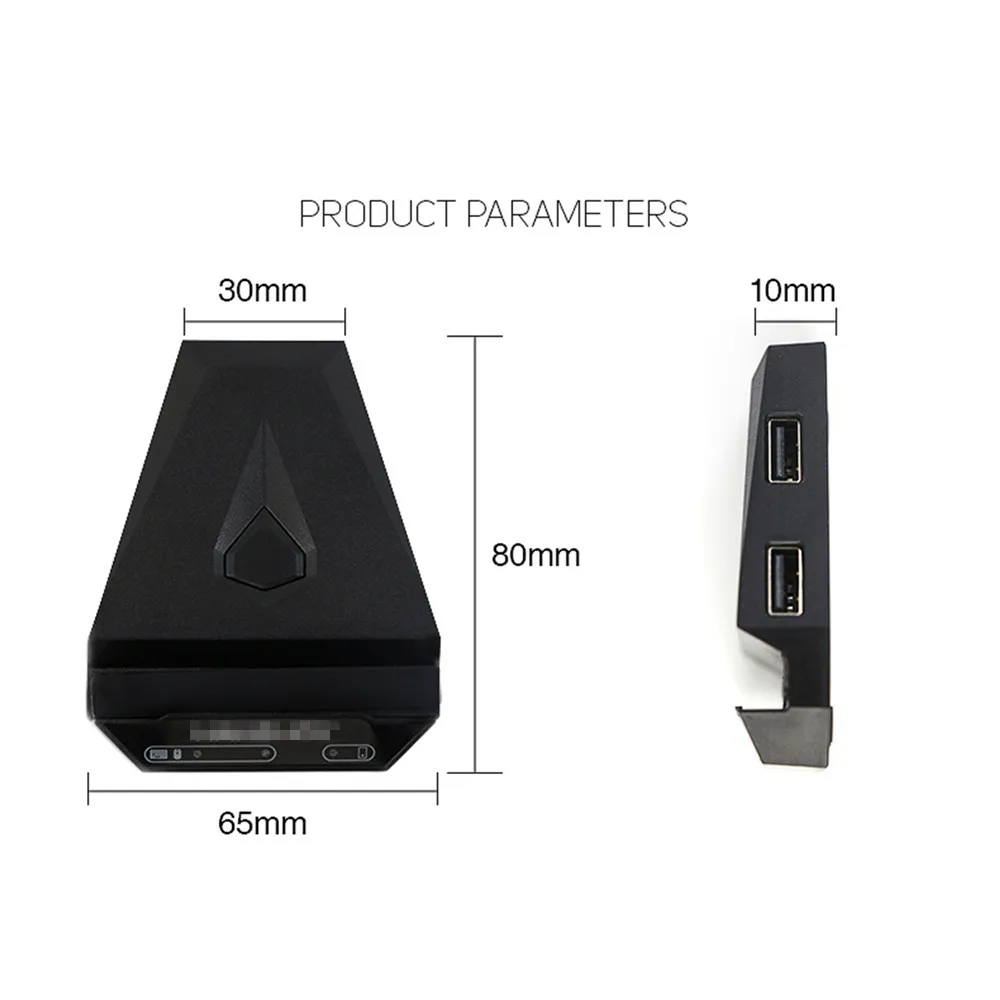 

PUBG Keyboard Mouse Converter Game Controller Joystick Gamepad Adapter Plug and Play for iOS 9 above Version Converter