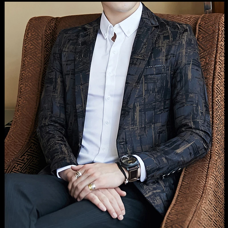 Темно-синий мужской костюм, пиджак, мужской деловой пиджак, блейзер de soireue homme heren colberts blezer masculino juventude