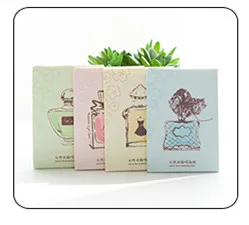 50 sheets / bag perfume facial grease paper paper clean face oil control absorbent paper beauty makeup tools - Цвет: A
