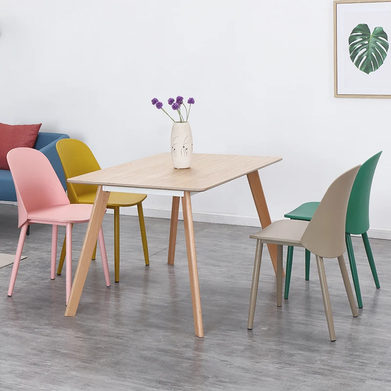Скандинавский модный дизайн пластиковый стул для джентльмена столовая