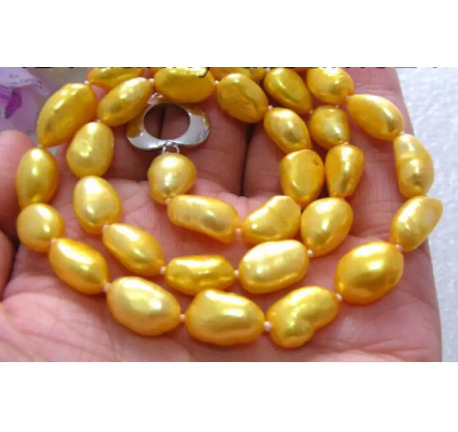 Модные ювелирные изделия Бесплатная доставка Классический 11 мм Золотой барокко