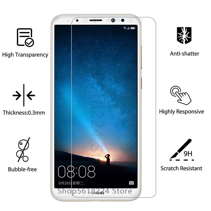 Защитное стекло для huawei mate 10 lite закаленное на mate10 light made Защитная пленка экрана huawi