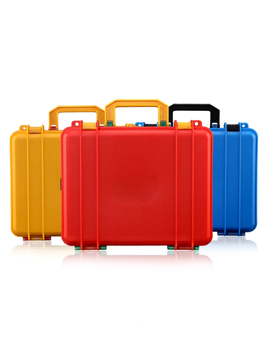 

280x240x130mm Safety Instrument Tool Box ABS Plastic Storage Toolbox Equipment Tool Case Outdoor Suitcase With Foam Inside