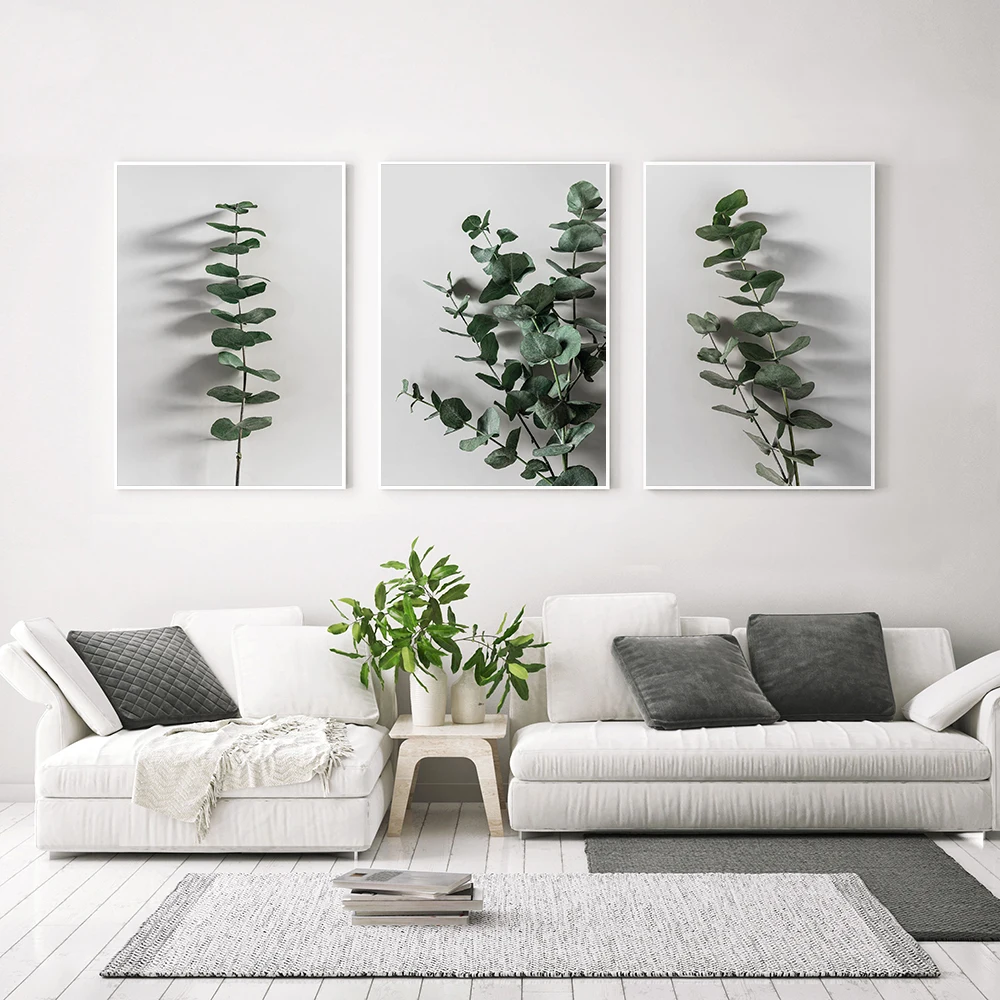 Постеры из эвкалипта ботаническая Картина на холсте фермерский Настенный декор