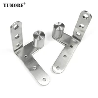 yumore 30sets door hinges stainless steel heavy duty pivot hinge for wooden door adjustable gap shaft up and down hidden hinge
