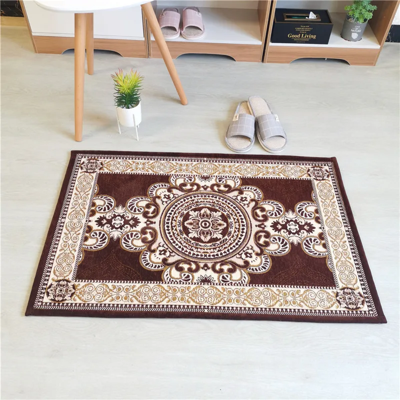 

European-style carpet bathroom non-slip floor mat bedroom carpet living room doormat South American style carpet home decoration