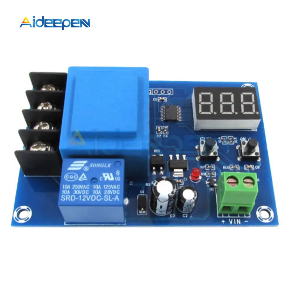 

XH-M602 Digital Control Battery Lithium Battery Charging Control Module Battery Charge Control Switch Protection Board 3.7-120V