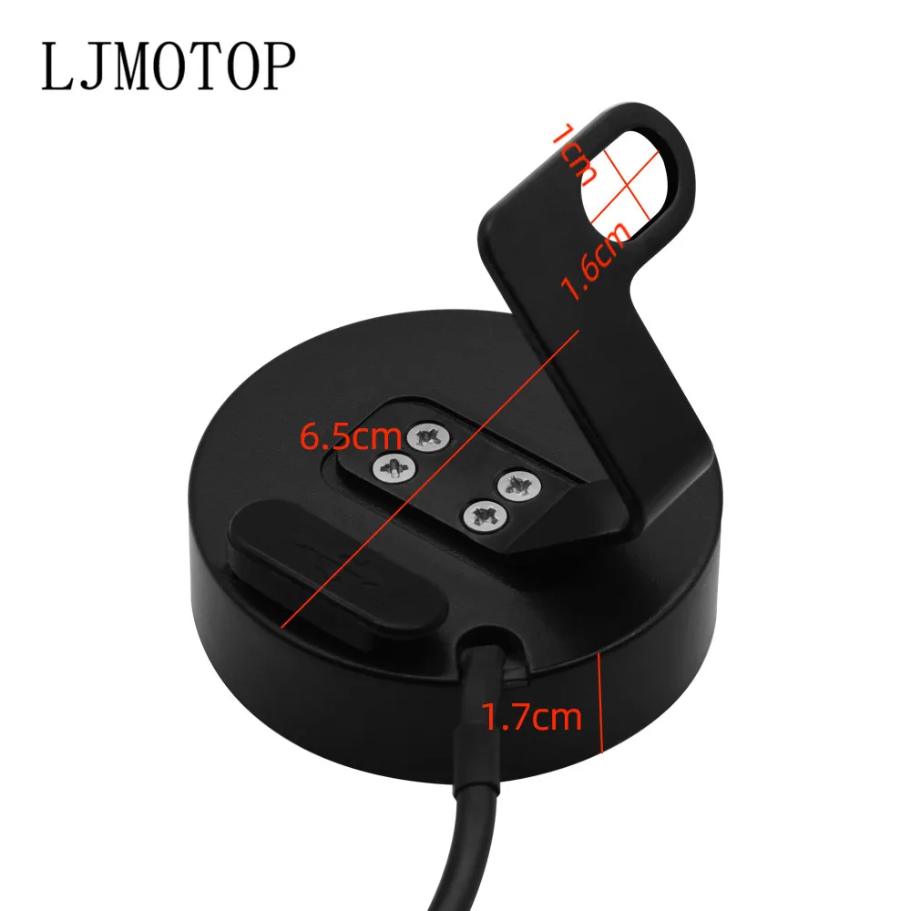 Мотоциклетный измеритель светодиодный Дисплей Водонепроницаемый вольтметр