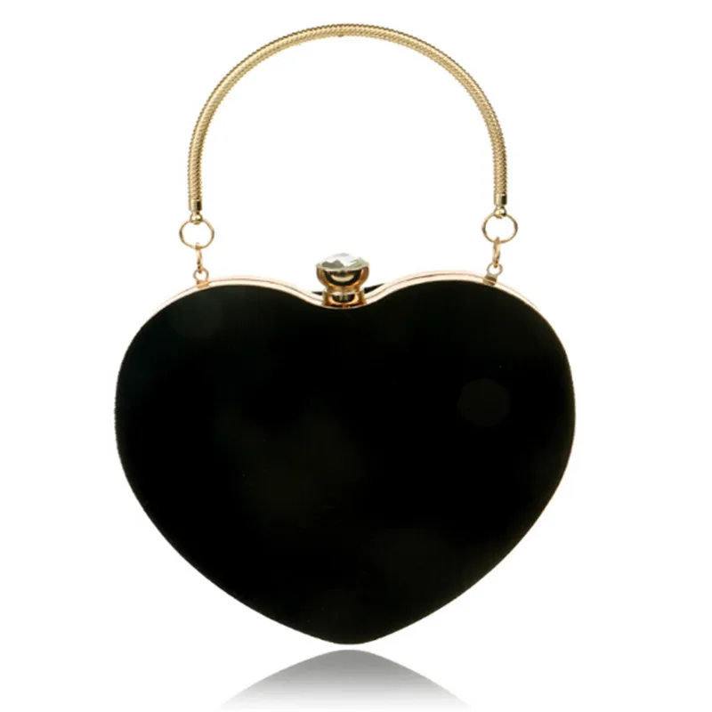 Женская вечерняя сумка-клатч в форме сердца модный кошелек | Багаж и сумки