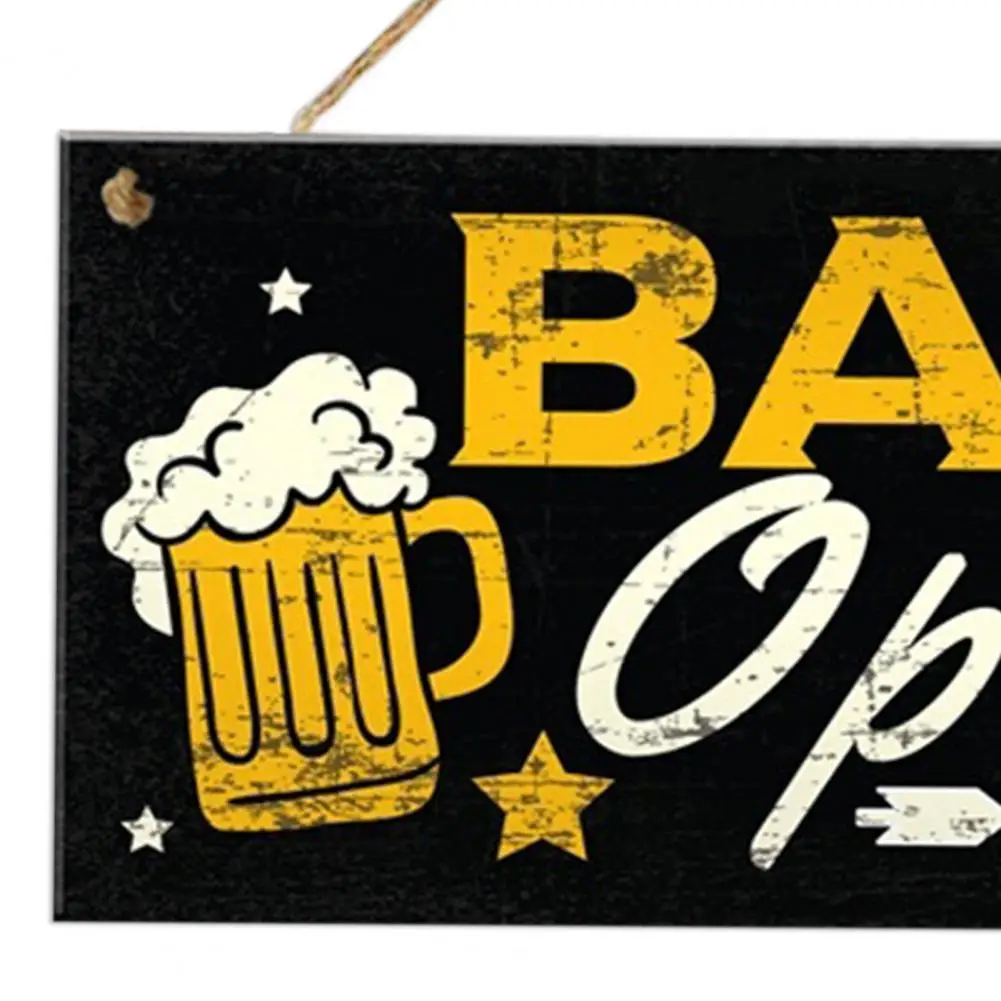 

Vintage Fashion Cafe Bar Pub Wall Decor Simple Wooden Signs Home Decor Personalized Sign Craft Beer Garden Hanging Plaque