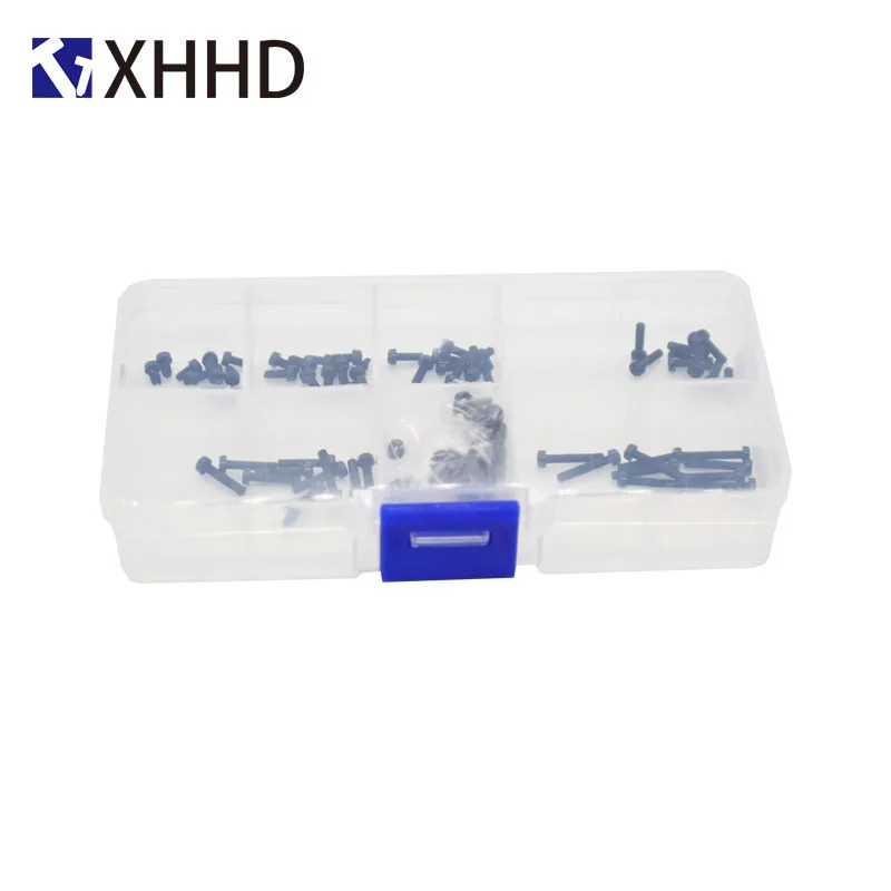 M2 черный нейлоновый круглый Винт с полукруглой головкой пластиковые