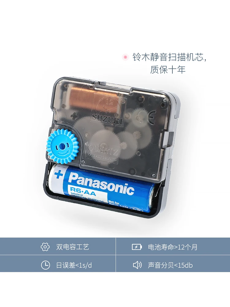 Настенные часы в скандинавском стиле SC448 тихие настенные наручные с большим