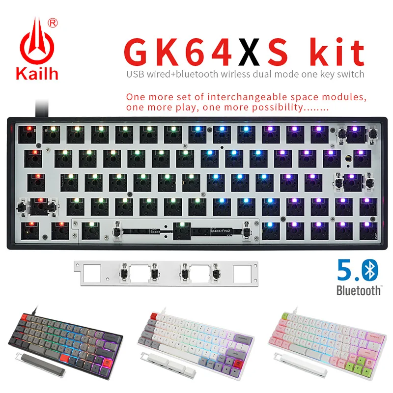 Kailh gk64x 60% комплект печатная плата 64 клавиши пользовательская механическая