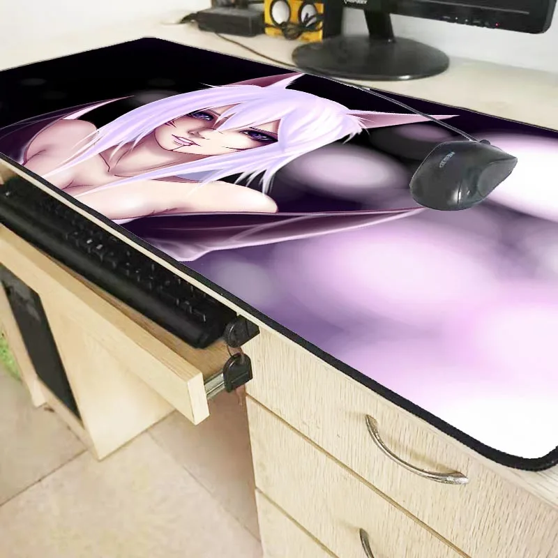 Mairuige сексуальный Ahri Skins игровой коврик для мыши 80*30 см XL большой водонепроницаемый коврик для мыши Коврик для игры League of Legends геймер Настольный коврик