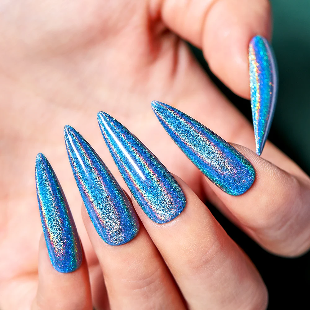 0 2 г Голографический лазерный блеск пудра Хамелеон блестки зеркальная полировка