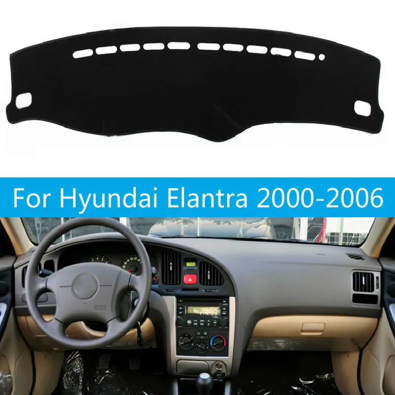 

Коврик для приборной панели Hyundai Elantra 2000-2006, защита от УФ излучения