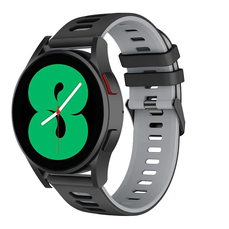 For Samsung galaxy watch 4 Classic 42mm 46mm Strap Sport Bracelet Silicone Watchband 20mm Watch Band For galaxy watch4 40mm 44mm