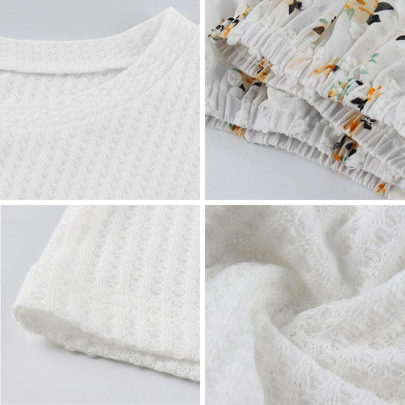 

Autumn Winter Patchwork Floral T Shirt Top Women 2020 New O-neck Casual Full Sleeve Top Office Lady