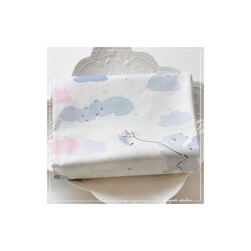 

Dailylike Pure Cotton Fabric Twill Fabric Quilting Fabric Baby Cotton Fabric Sewing Quilting Fabrics Cotton Sheet Cloth 50 CM