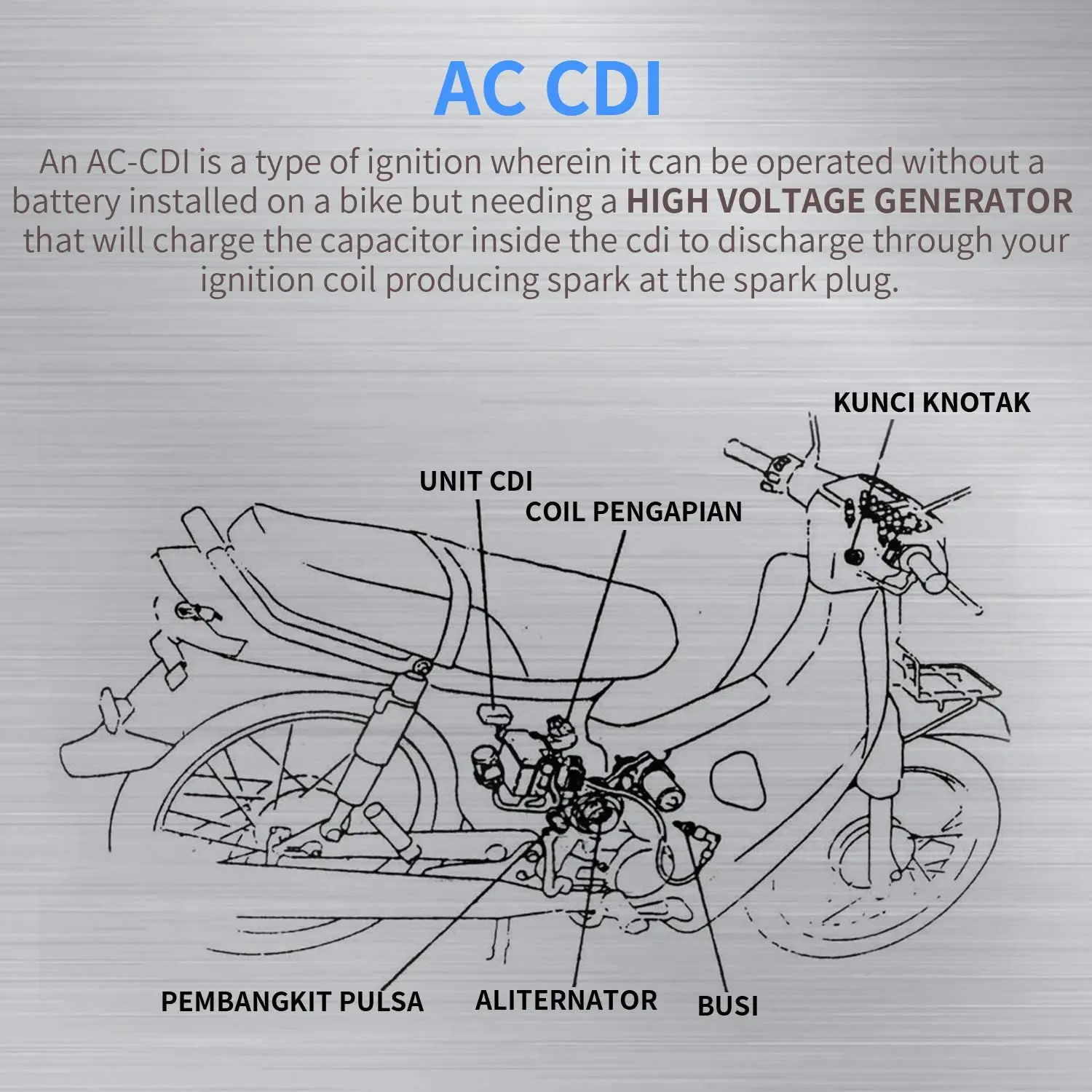 Гоночный AC 5/6 Pin CDI Коробка зажигания подходит для квадроцикла картинга питбайка