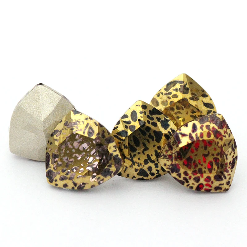 Trilliant патина Цвет Кристалл K9 разразы ювелирные изделия крафт заостренный для