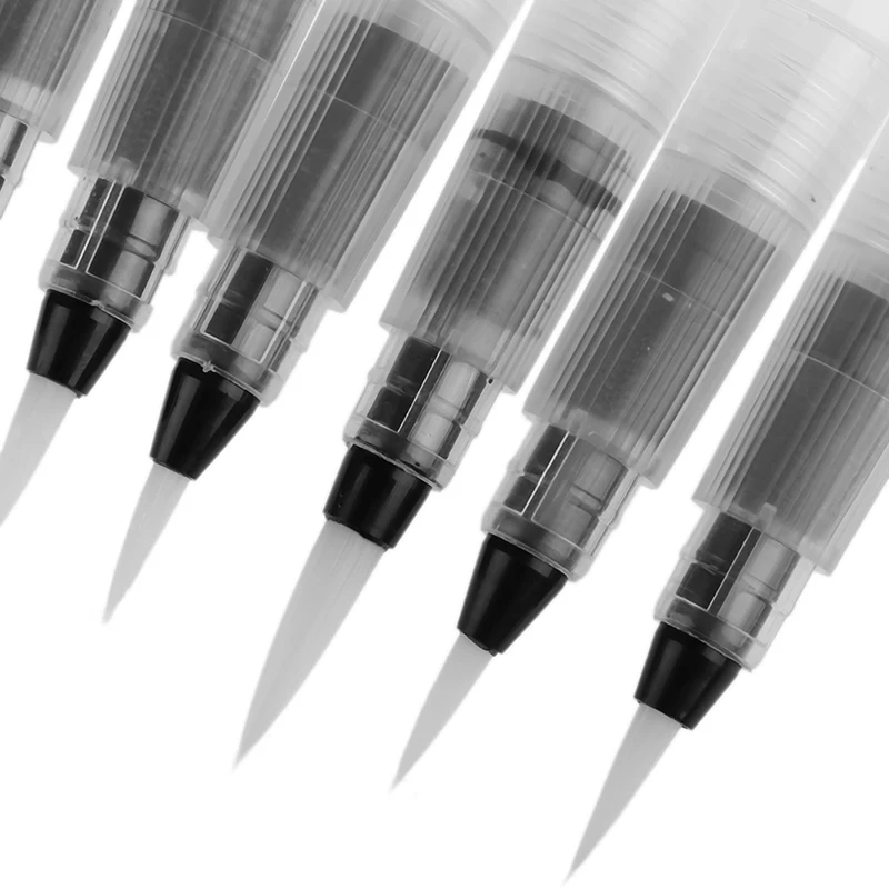 

1PC Different Size For Drawing Refillable Water Brush Ink Pen for Water Color Calligraphy Drawing Painting Illustration Pen hot