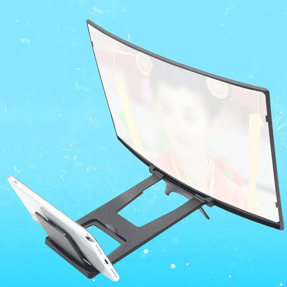 12in мобильный увеличитель для экрана телефона портативный изогнутый экран