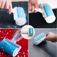 pet dog cat hair clothes fluff reusable remover washable roller cleaner sticky picker lint roller carpet dust home cleaning tool