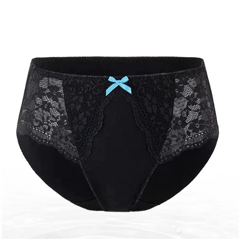 

Трусики женские кружевные эластичные со средней посадкой, XL