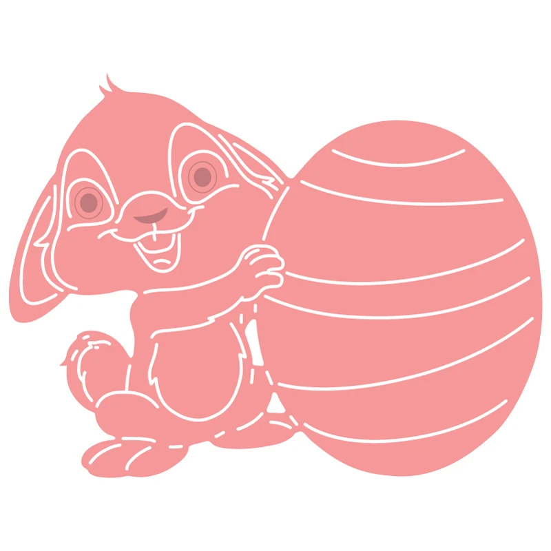 cutting dies Easter Bunny Eggs Rabbit Metal Cutting Dies Stencils for DIY Scrapbooking Paper Cards Making embossing craft | Дом и сад