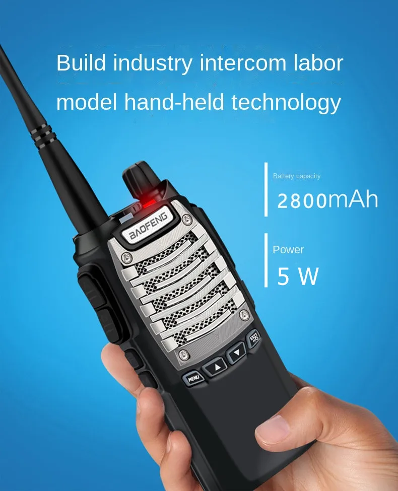 

Baofeng UV-8D Car Walkie Talkie Mobile Radio Ultrasonic Split-Type Machine Function Button Hotel Security Crew Use
