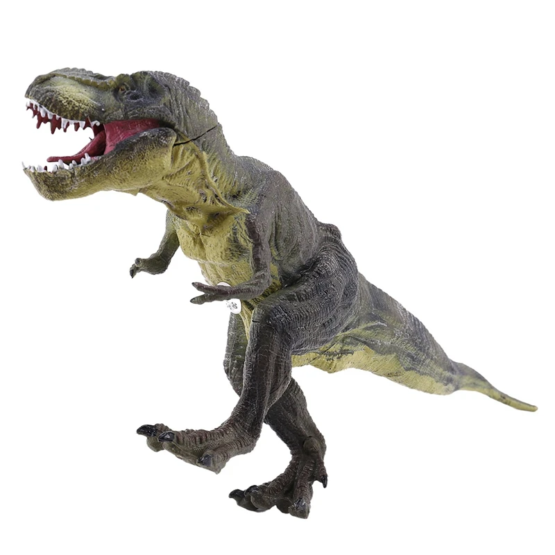 

Модель динозавра Юрского периода, тираннозавр рекс, большой твердый игрушечный динозавр 30x13x5 см