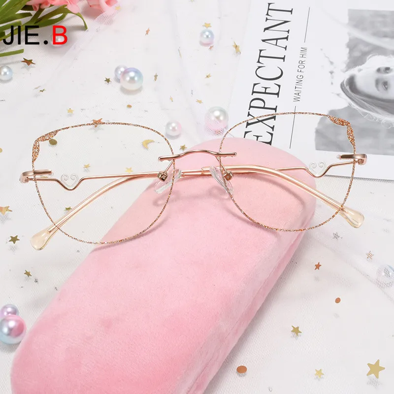 Ультрасветящаяся оправа для очков JIE.B2020 в оправе без оправы с красными