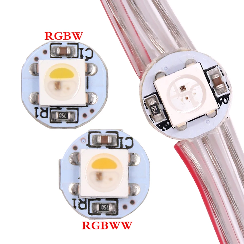 DC5V светодиодный модули предплатные SK6812 WS2812B строки адресуемых RGB/RGBW/RGB теплый гПа