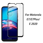 Защитное стекло для Motorola E7 Plus, E7 Power, 9D, с черными краями, закаленное, для Moto E 2020, 2.5D, полное покрытие, защитная пленка