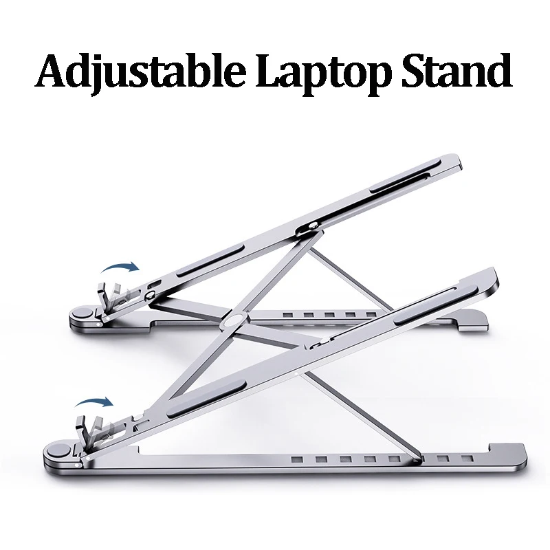 Подставка для ноутбука универсальная регулируемая алюминиевая складная IPad MacBook |