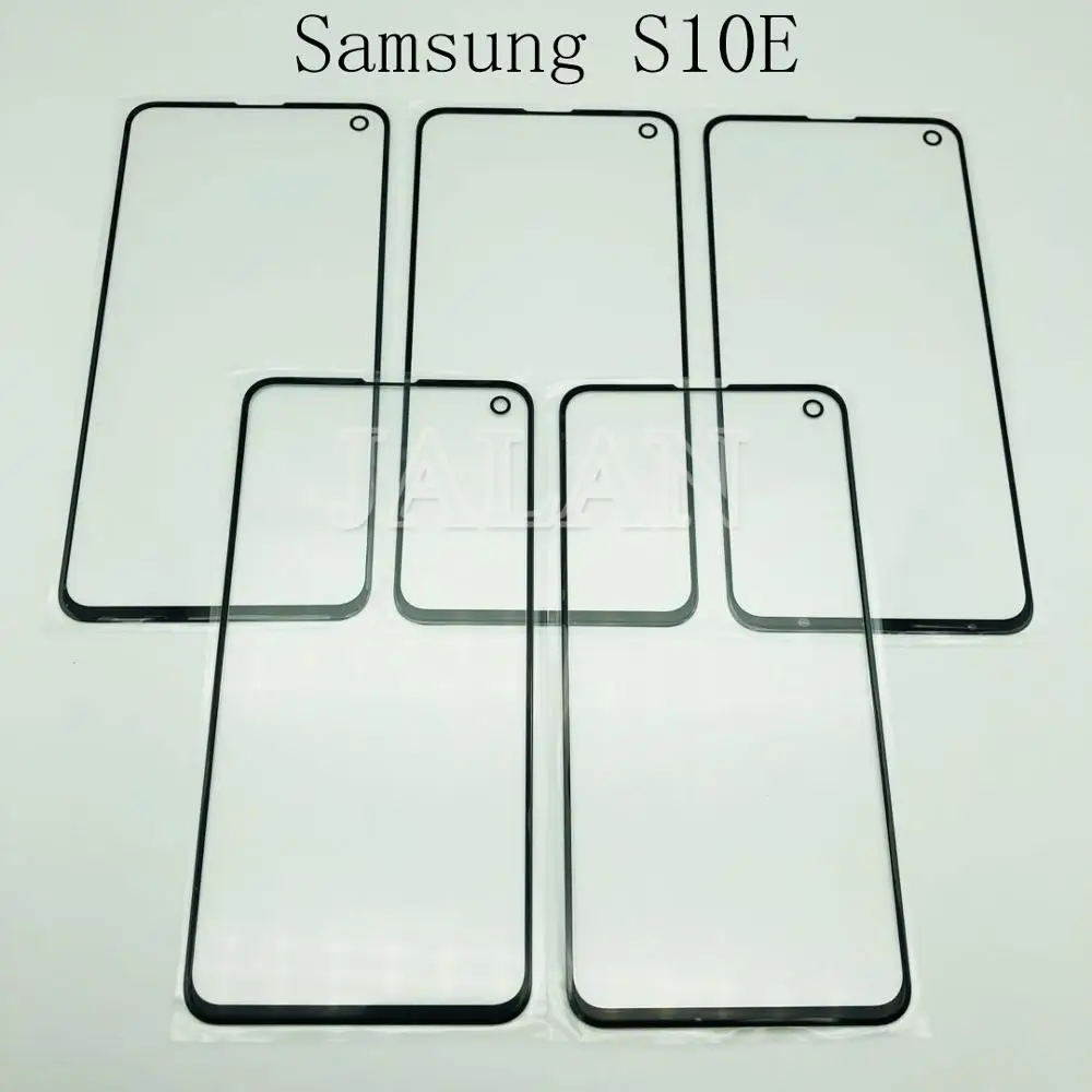 Переднее стекло JALAN 5 шт. + oca для Samsung Galaxy G970 s10E повреждений замена ремонт|Сенсорные
